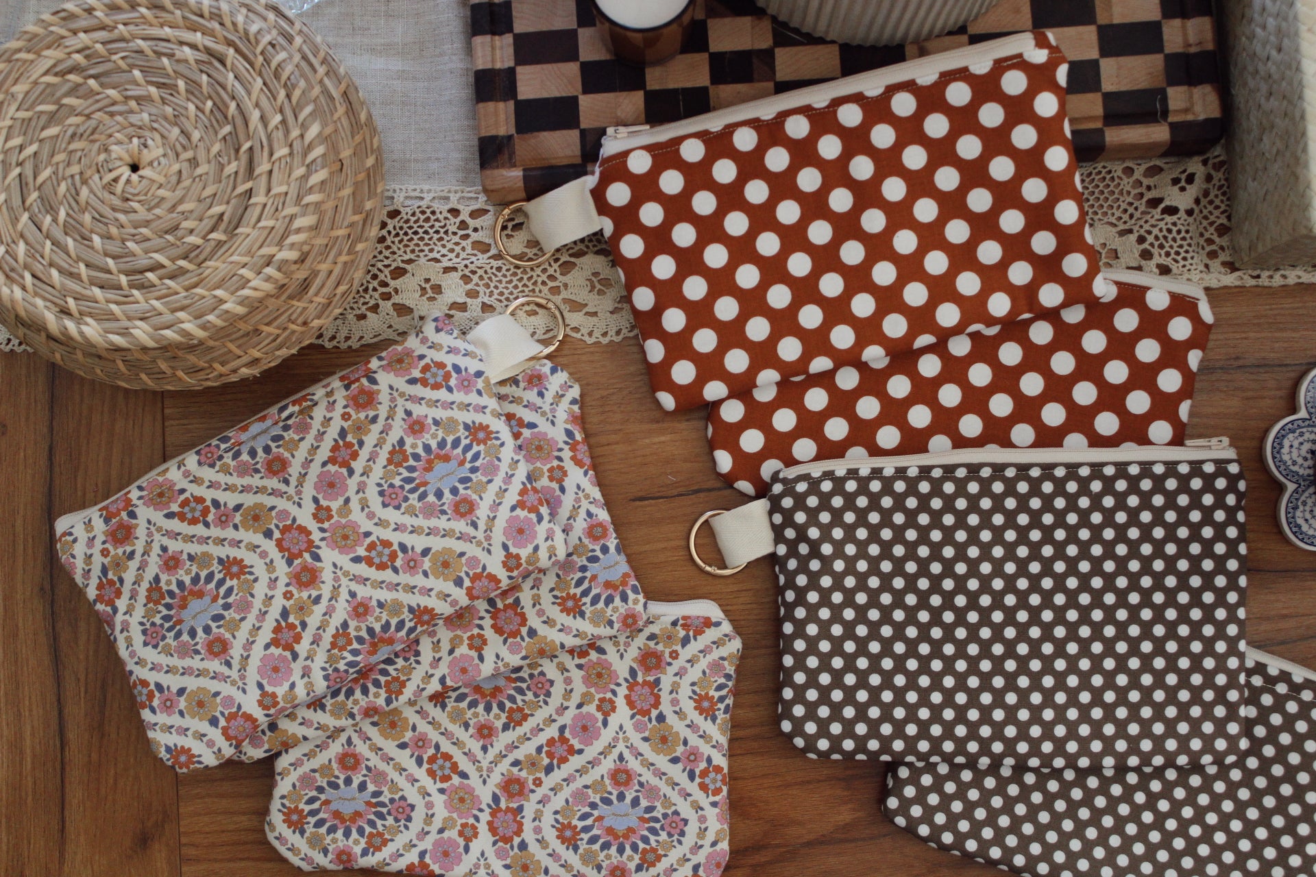 Coin purse Fanny print