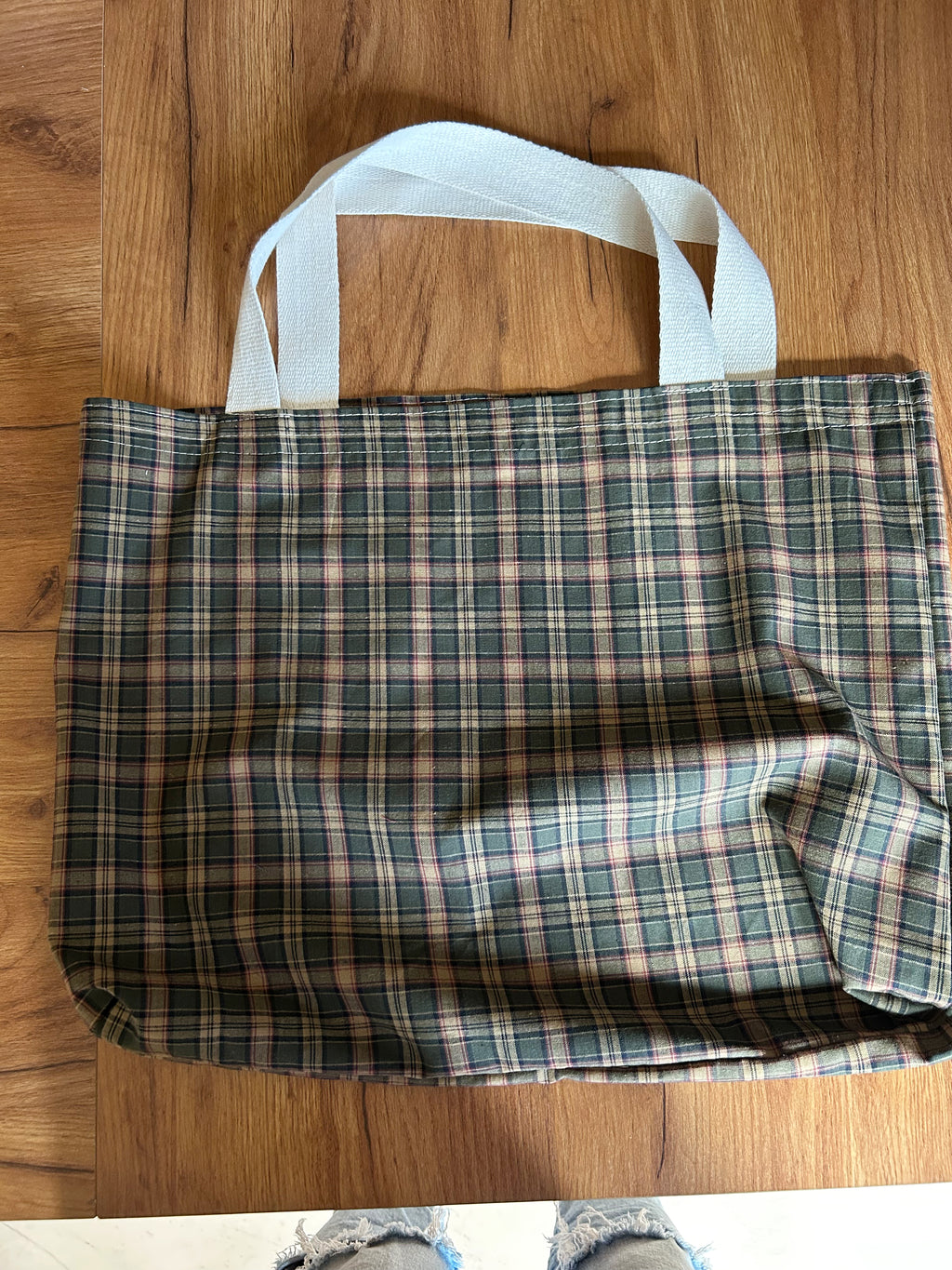 Fall tote Green