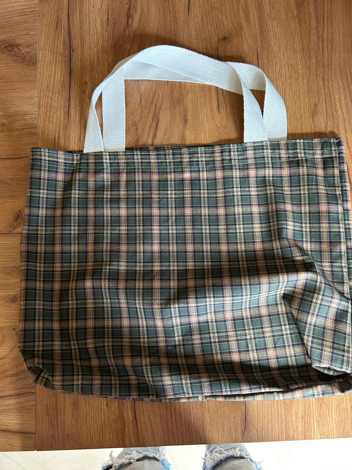Fall tote Green