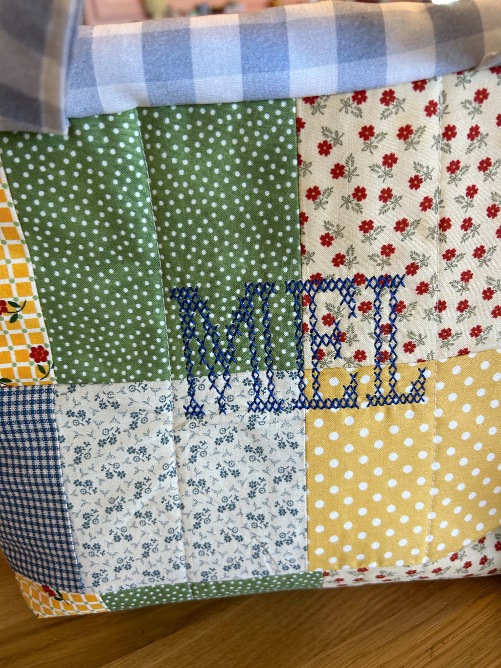 Quilted patchwork purse Sewing class Ages 9- Adult