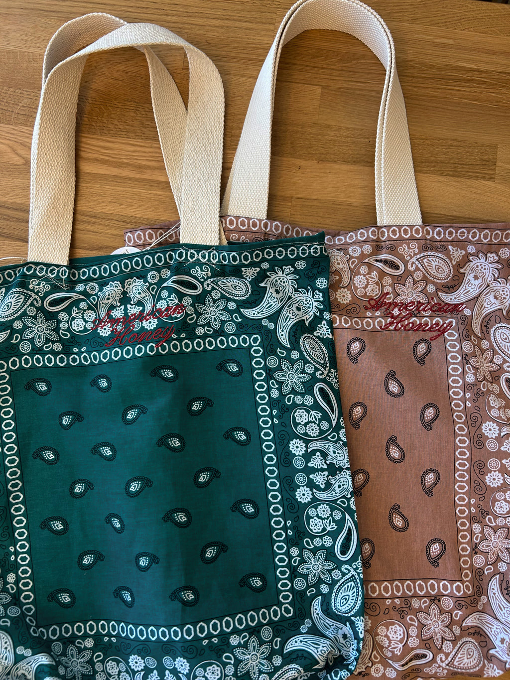 Green Bandana Tote