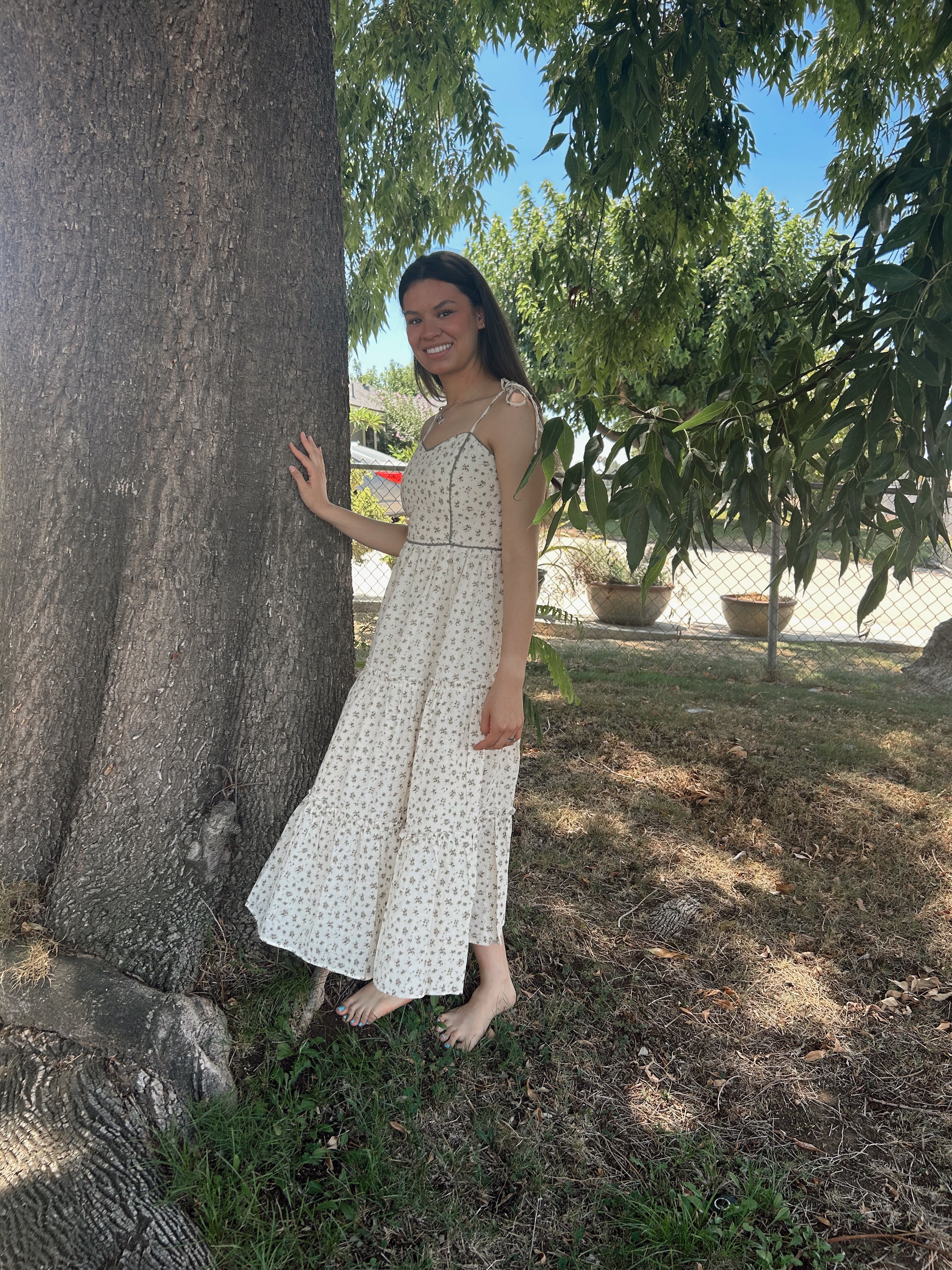 Charming floral dress