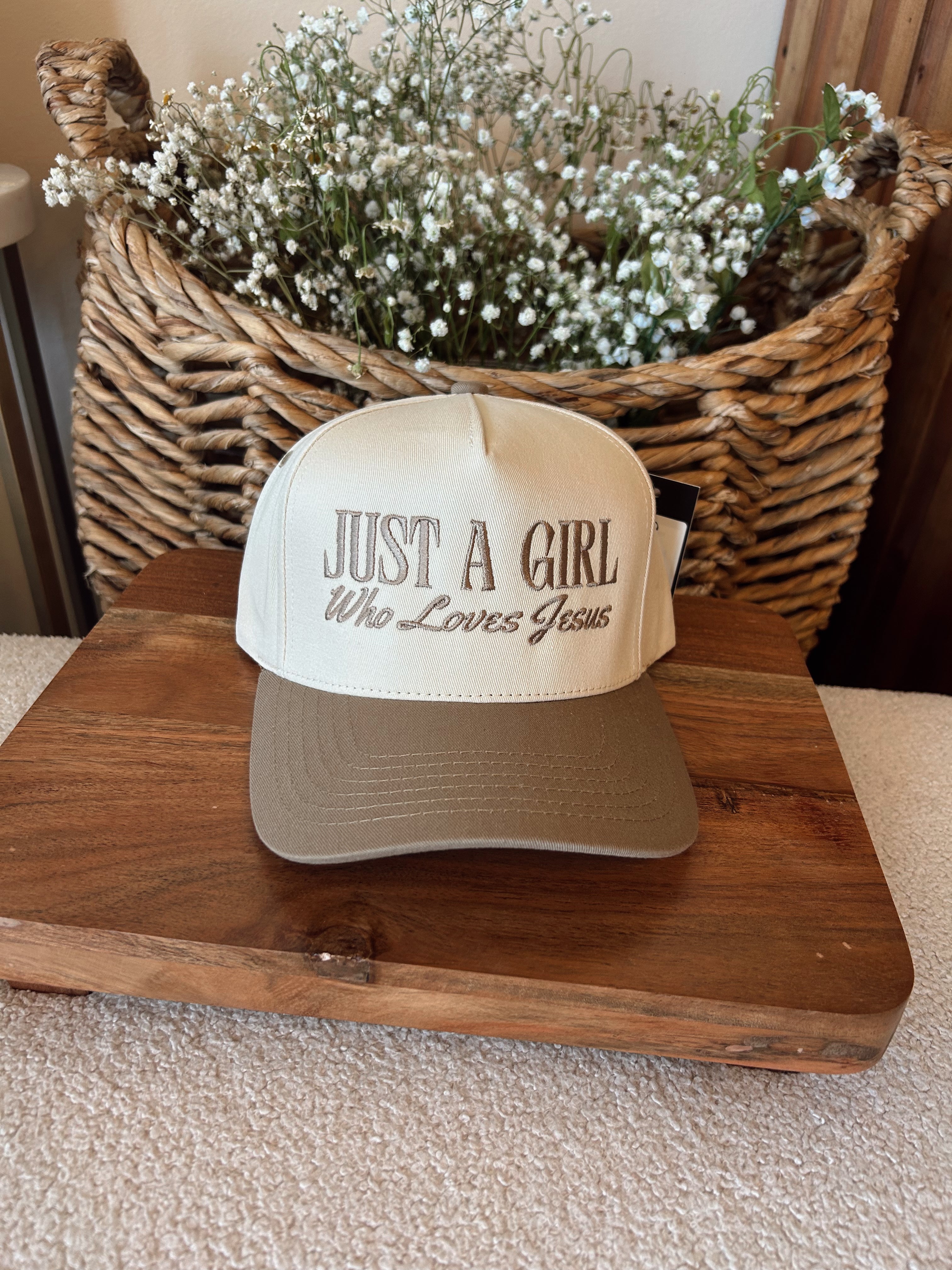 Just a Girl who loves Jesus Beige