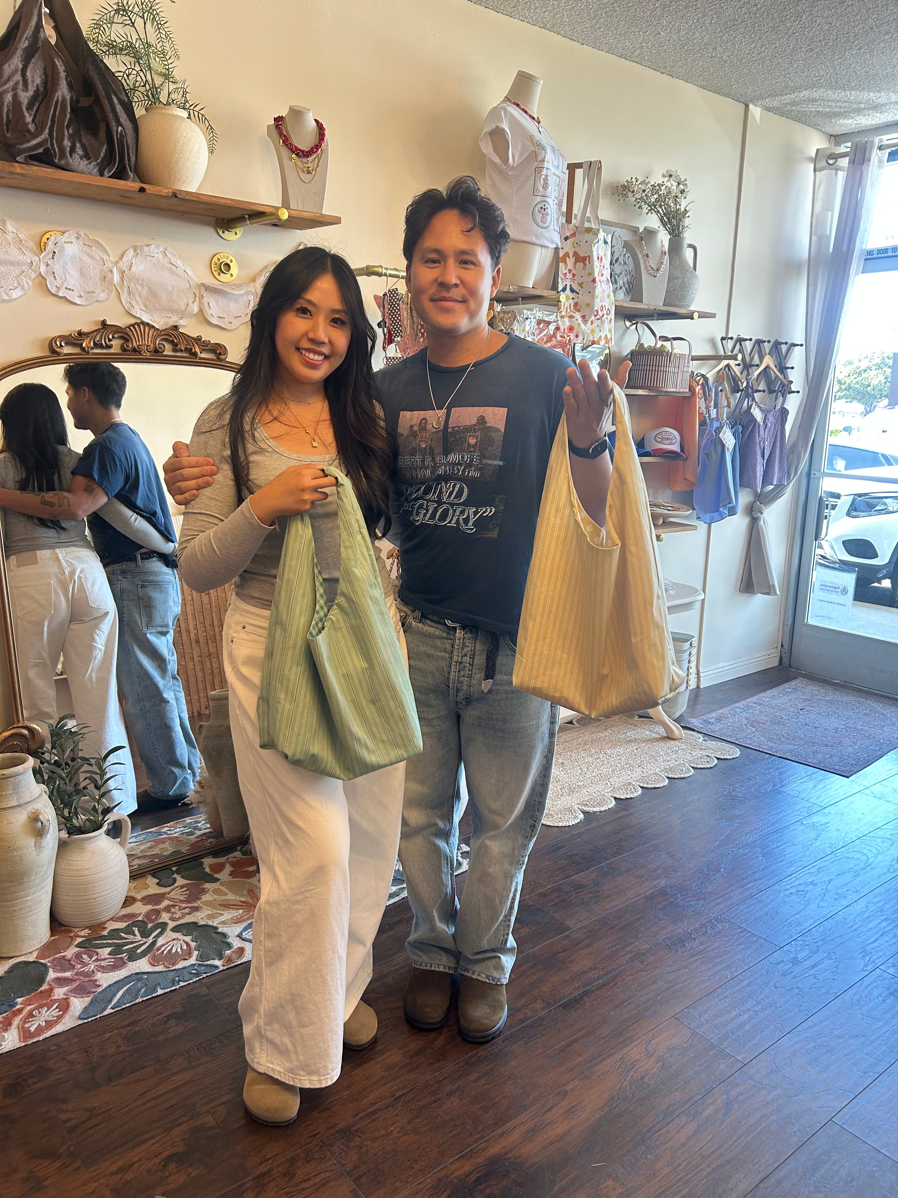 Slouchy tote bag class