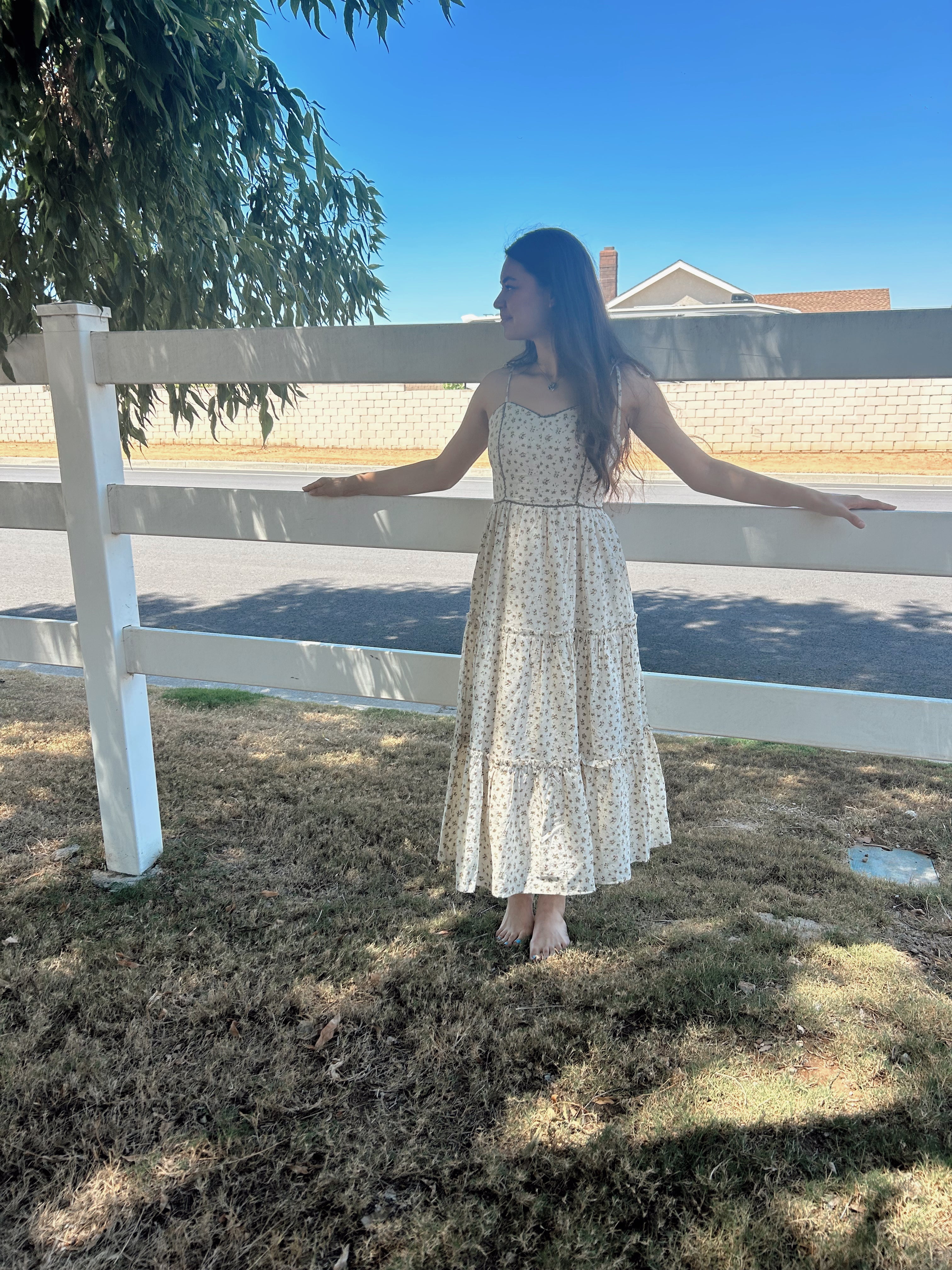 Charming floral dress
