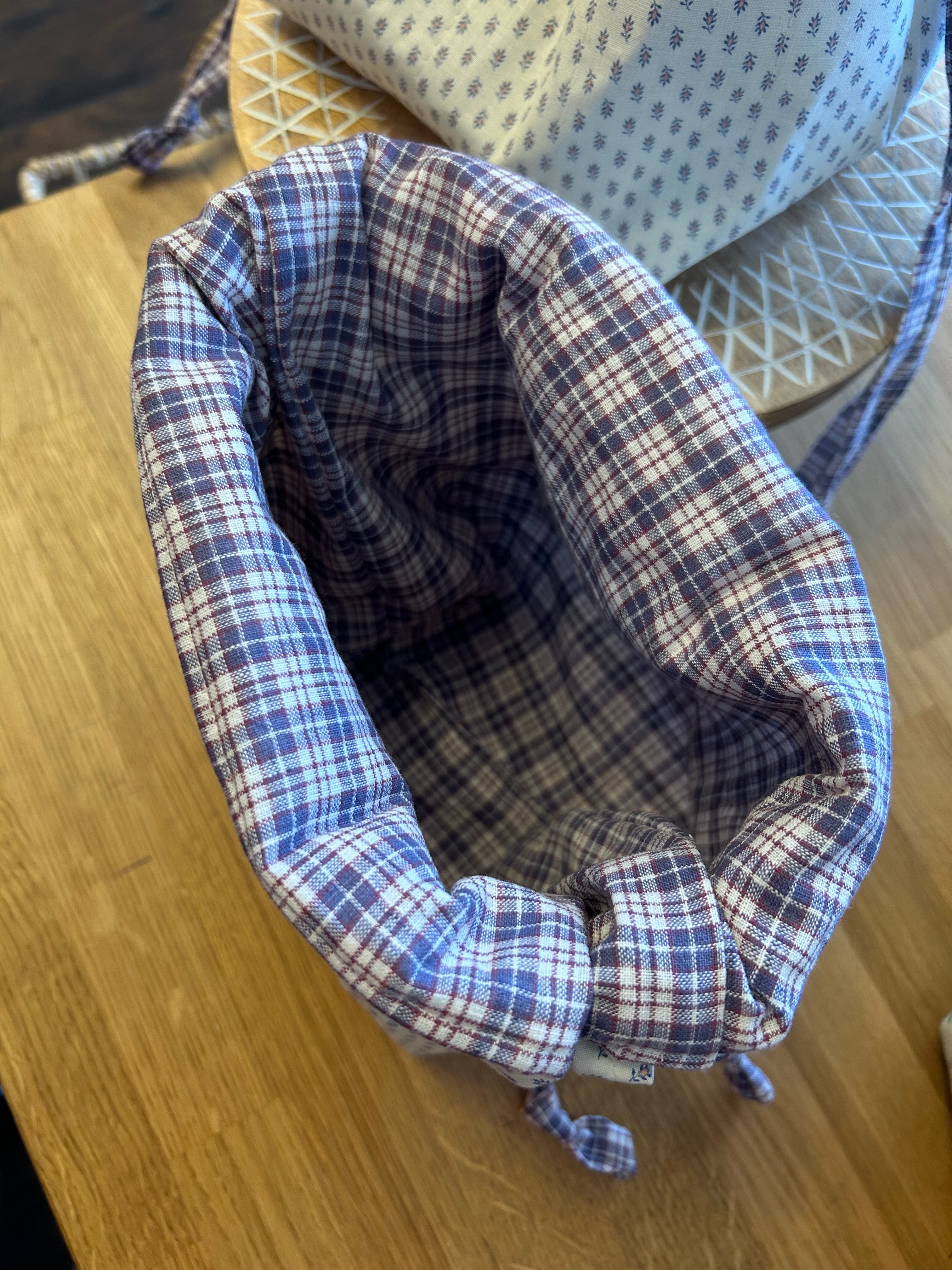 Quilted Drawstring bag Sewing class Ages 9- Adult