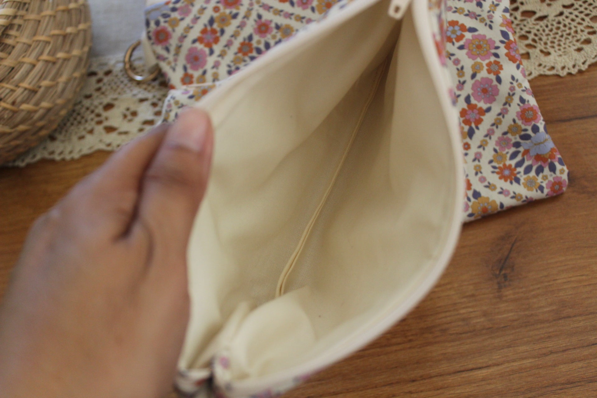 Coin purse Fanny print