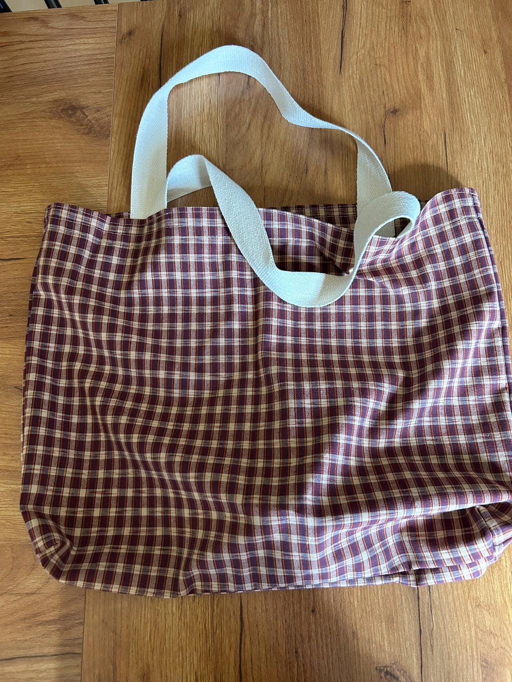 Fall tote Maroon
