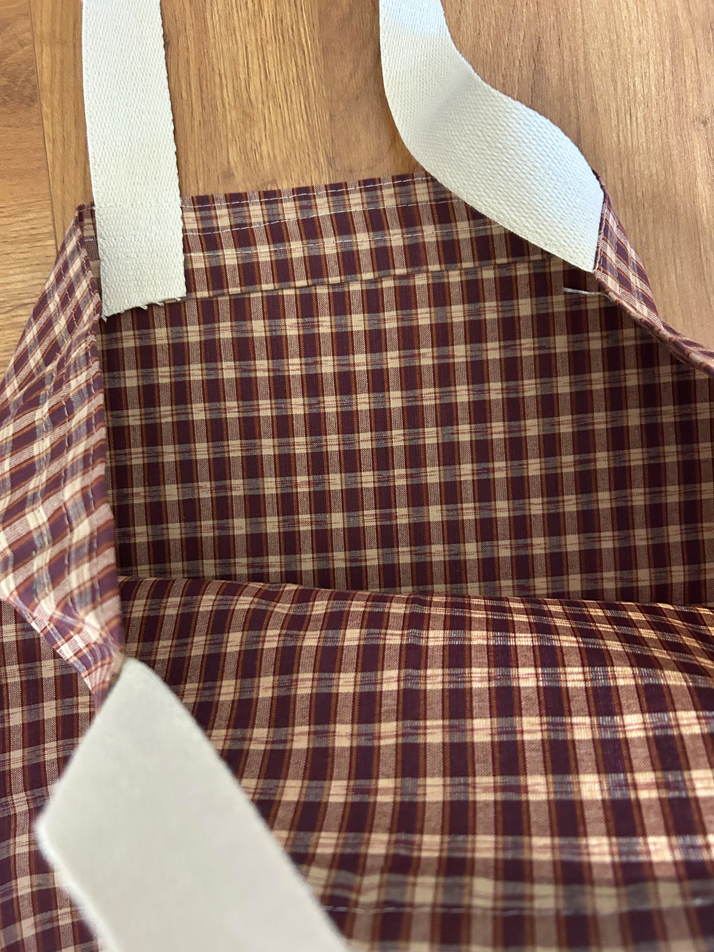 Fall tote Maroon