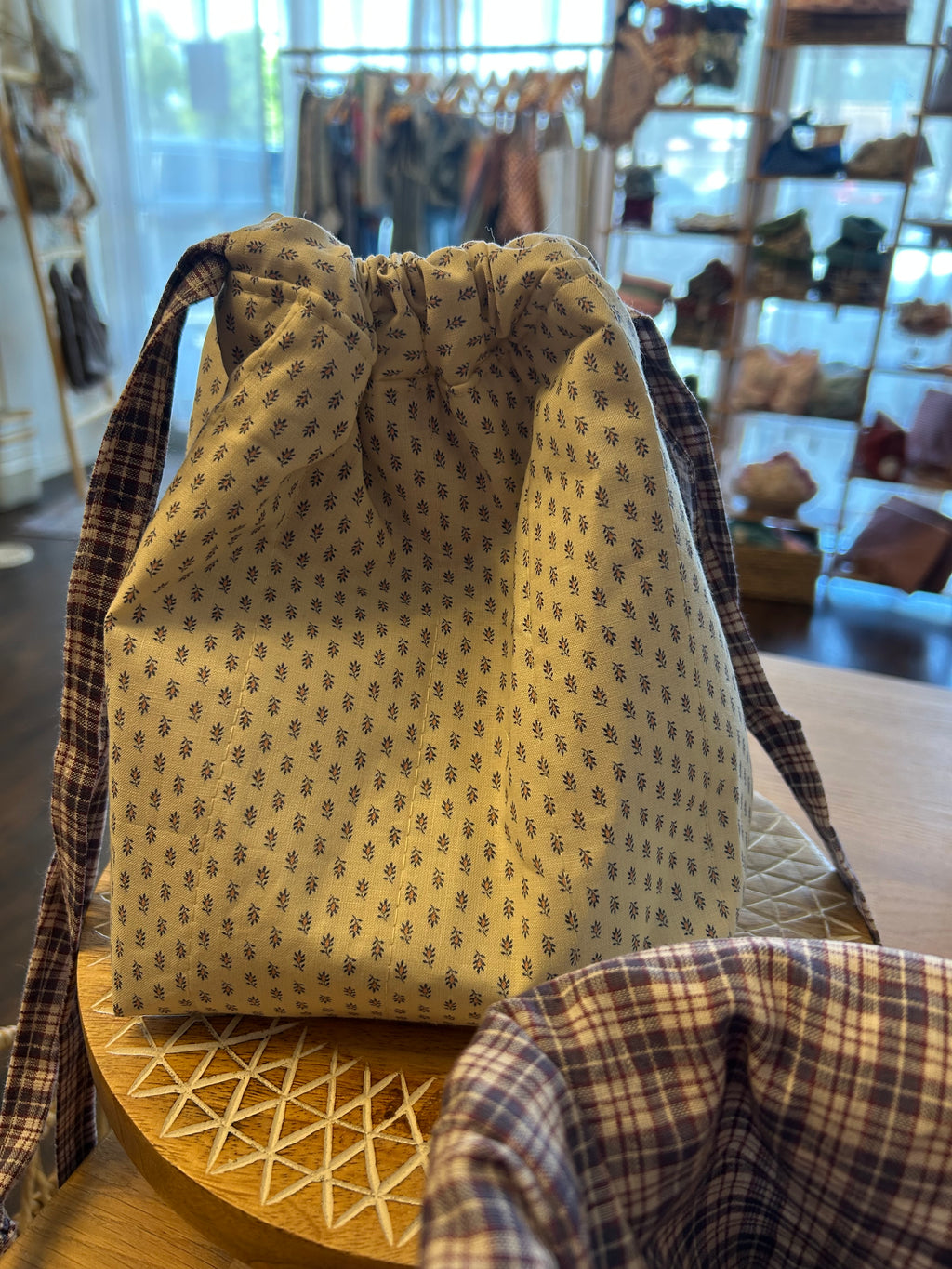 Quilted Drawstring bag Sewing class Ages 9- Adult