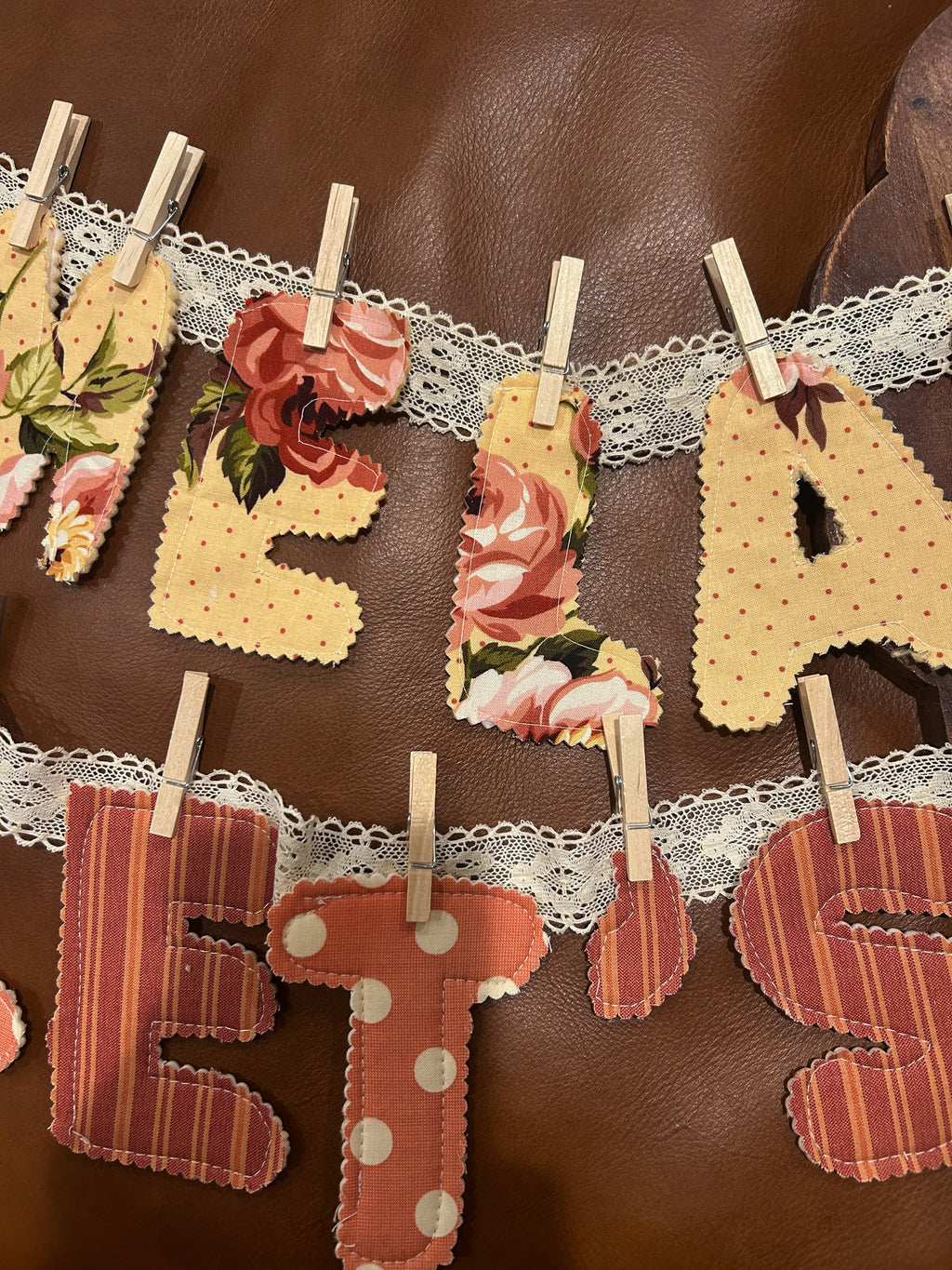Name Banner Sewing class Beginner Friendly