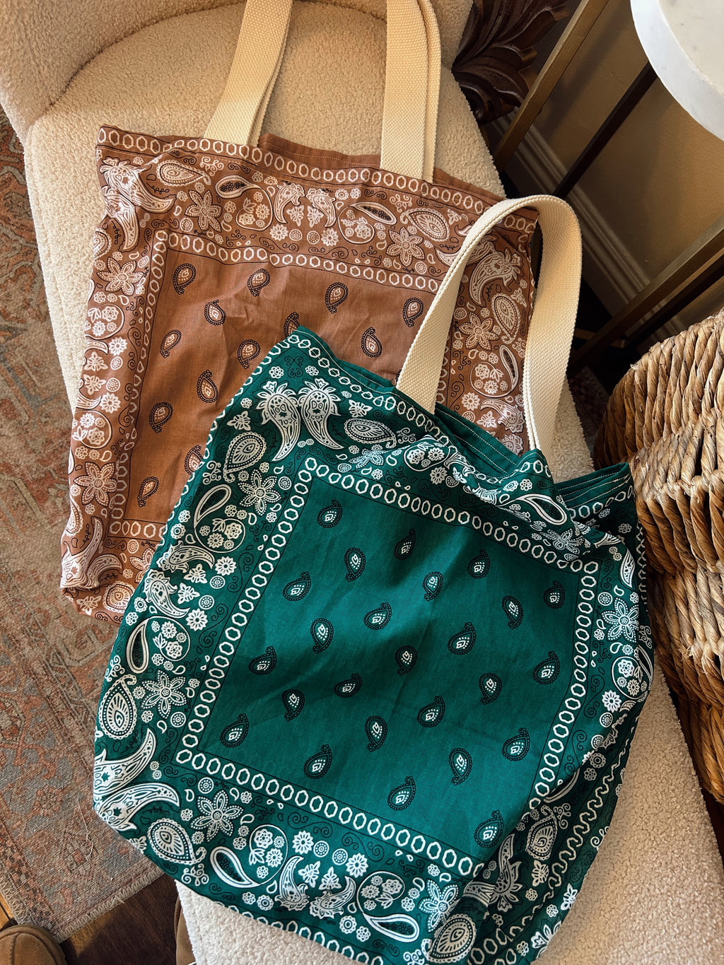 Green Bandana Tote