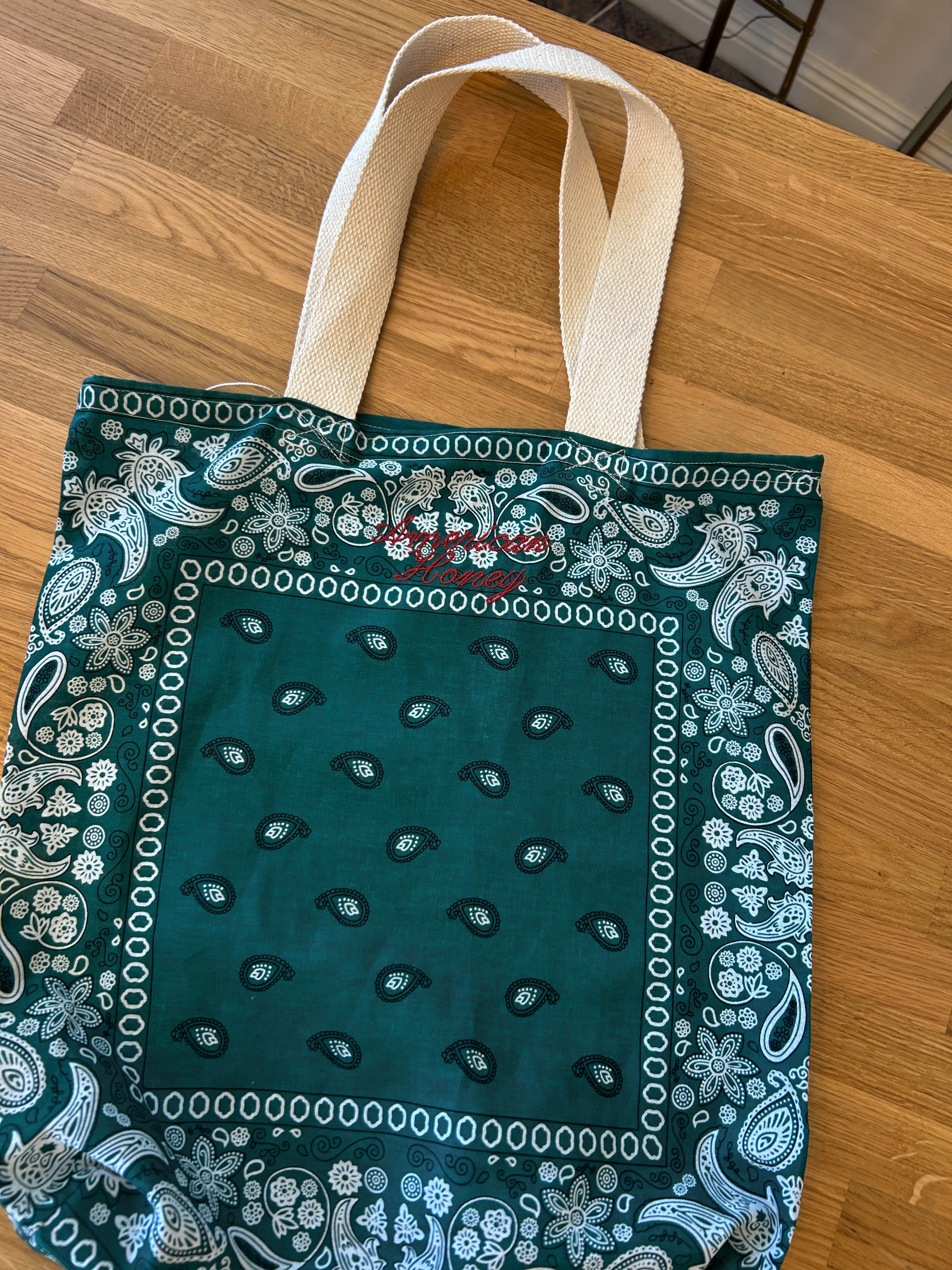 Green Bandana Tote