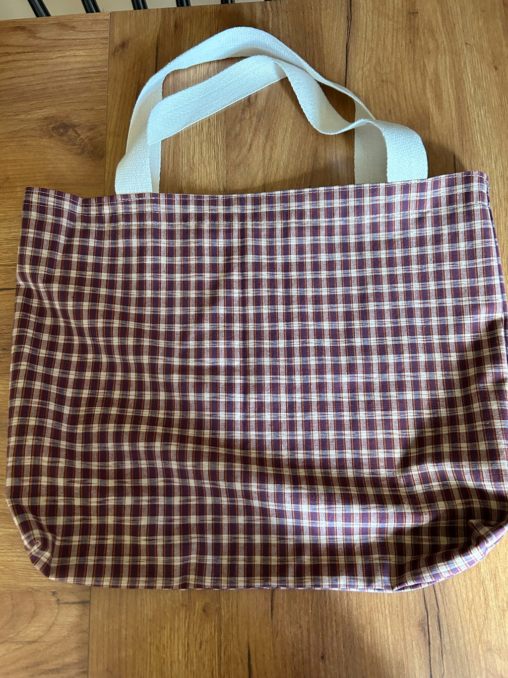 Fall tote Maroon