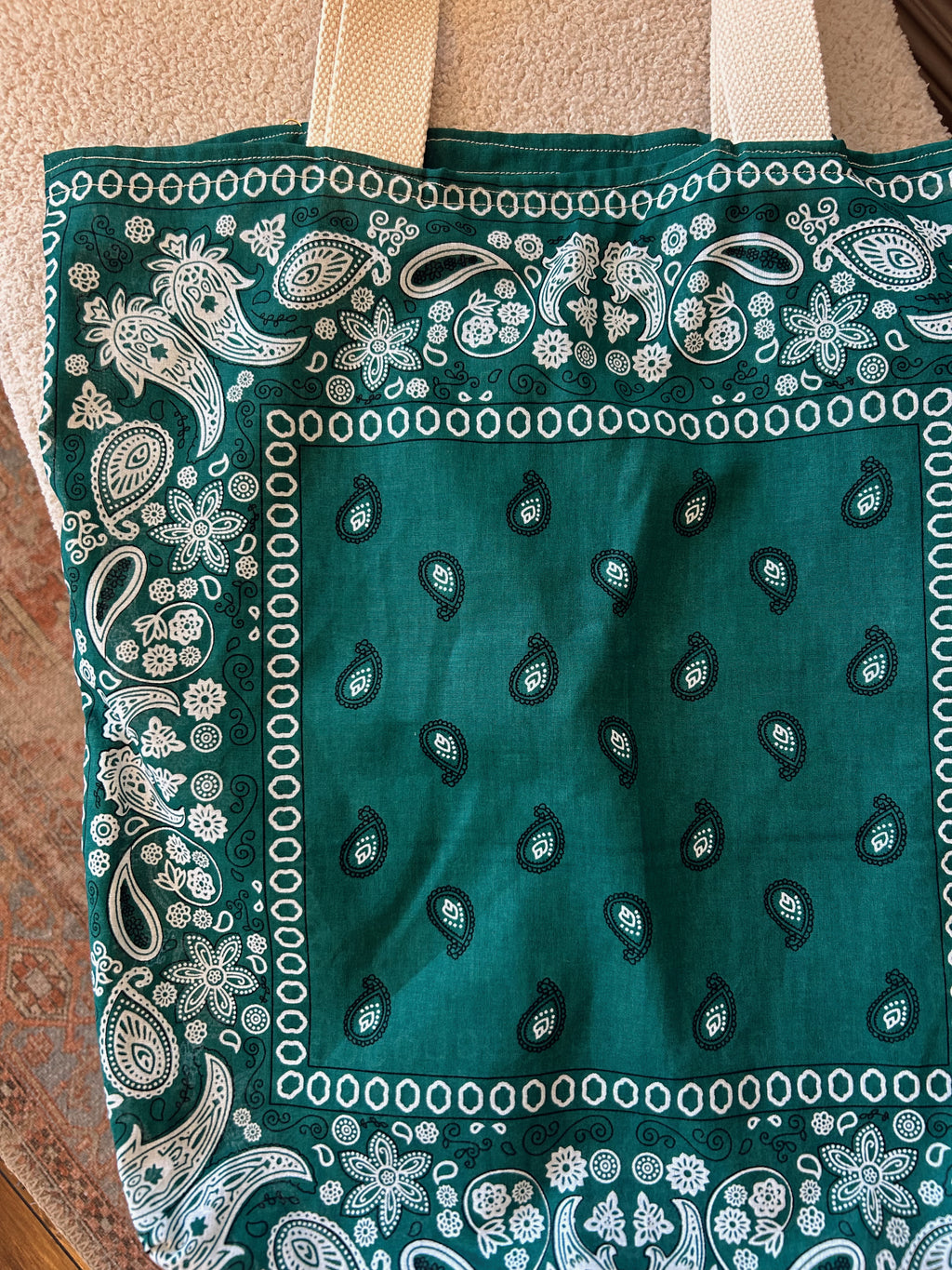 Green Bandana Tote