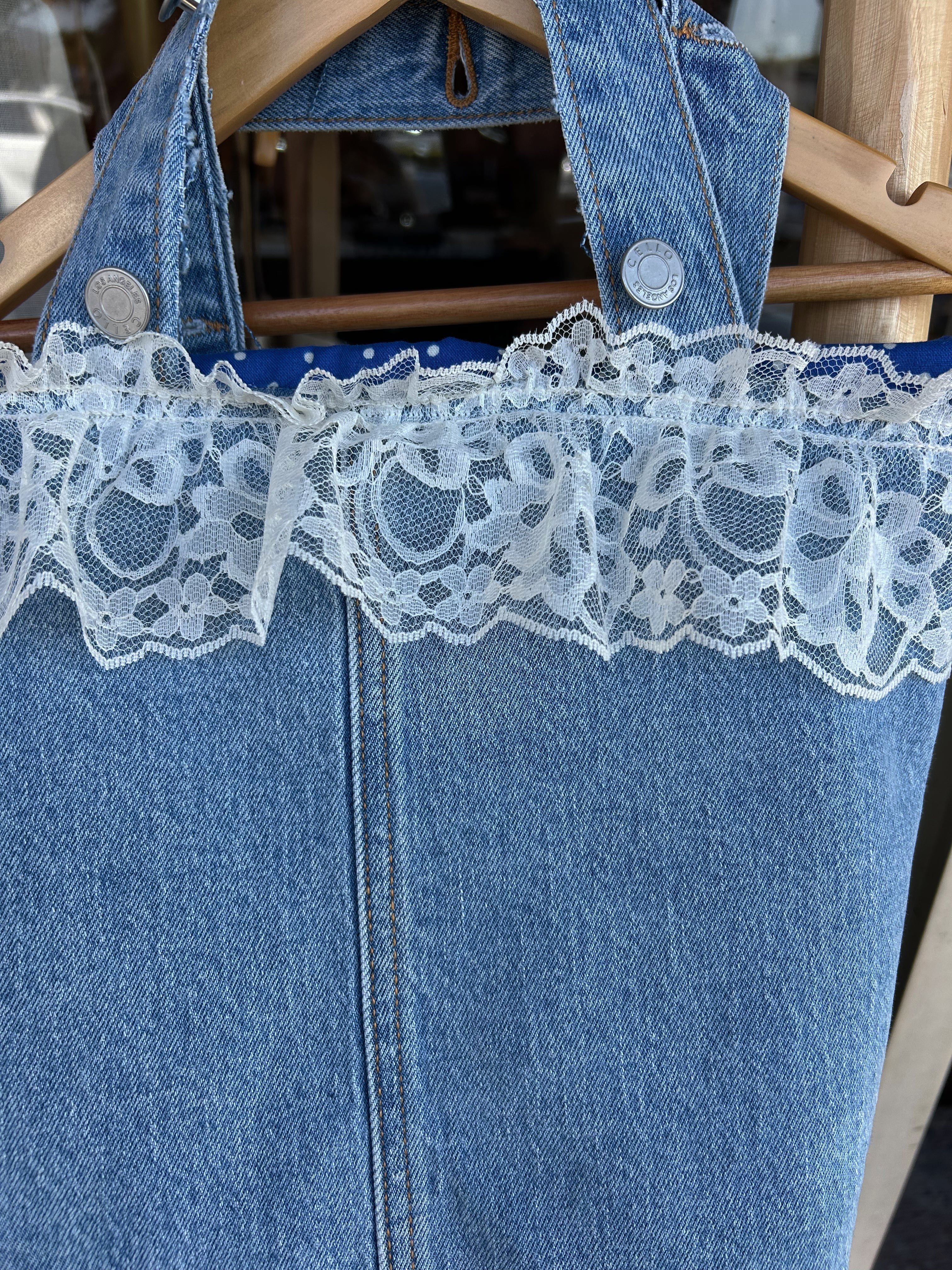Denim Tote up-cycled