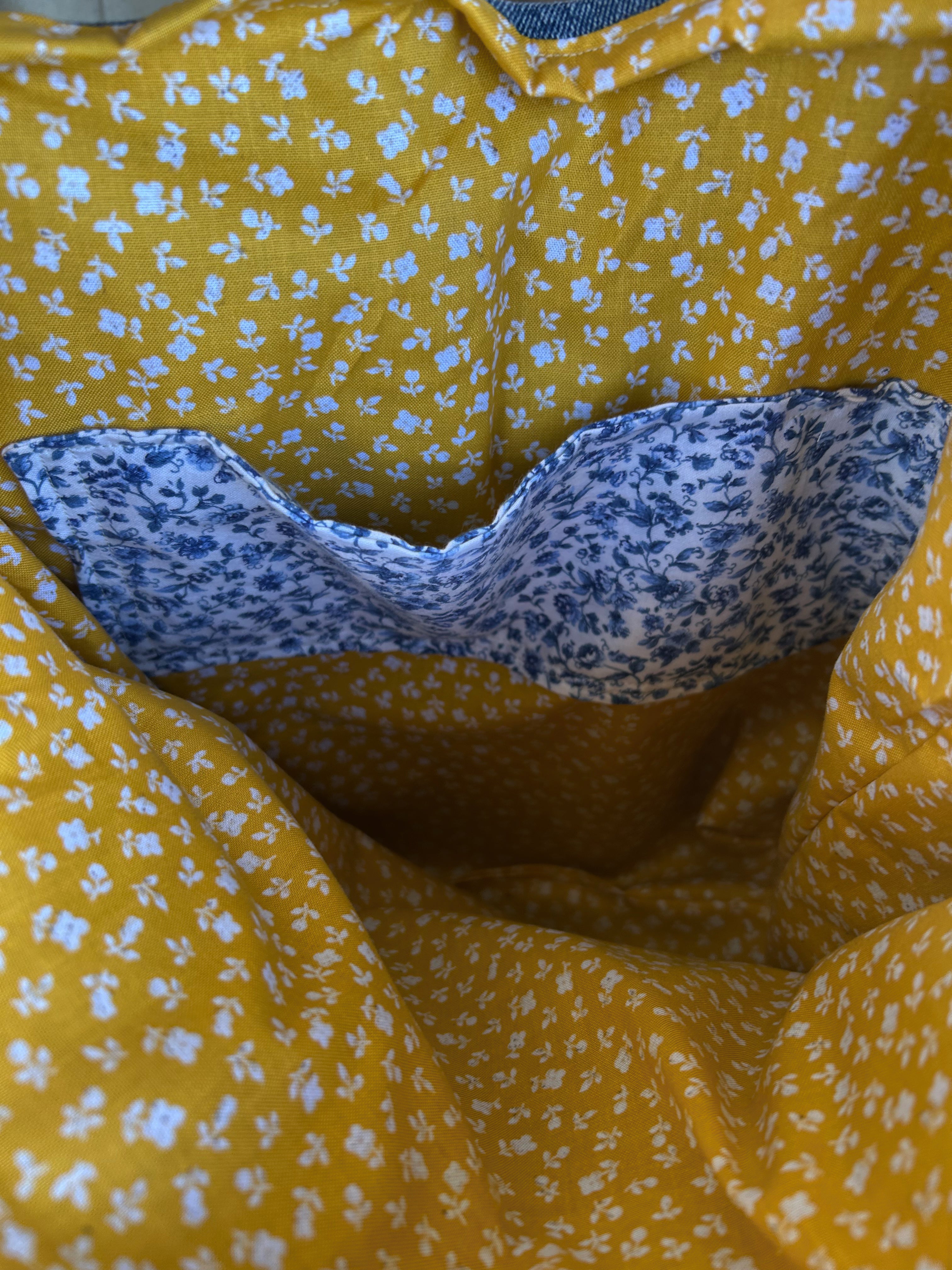 Denim Tote up-cycled