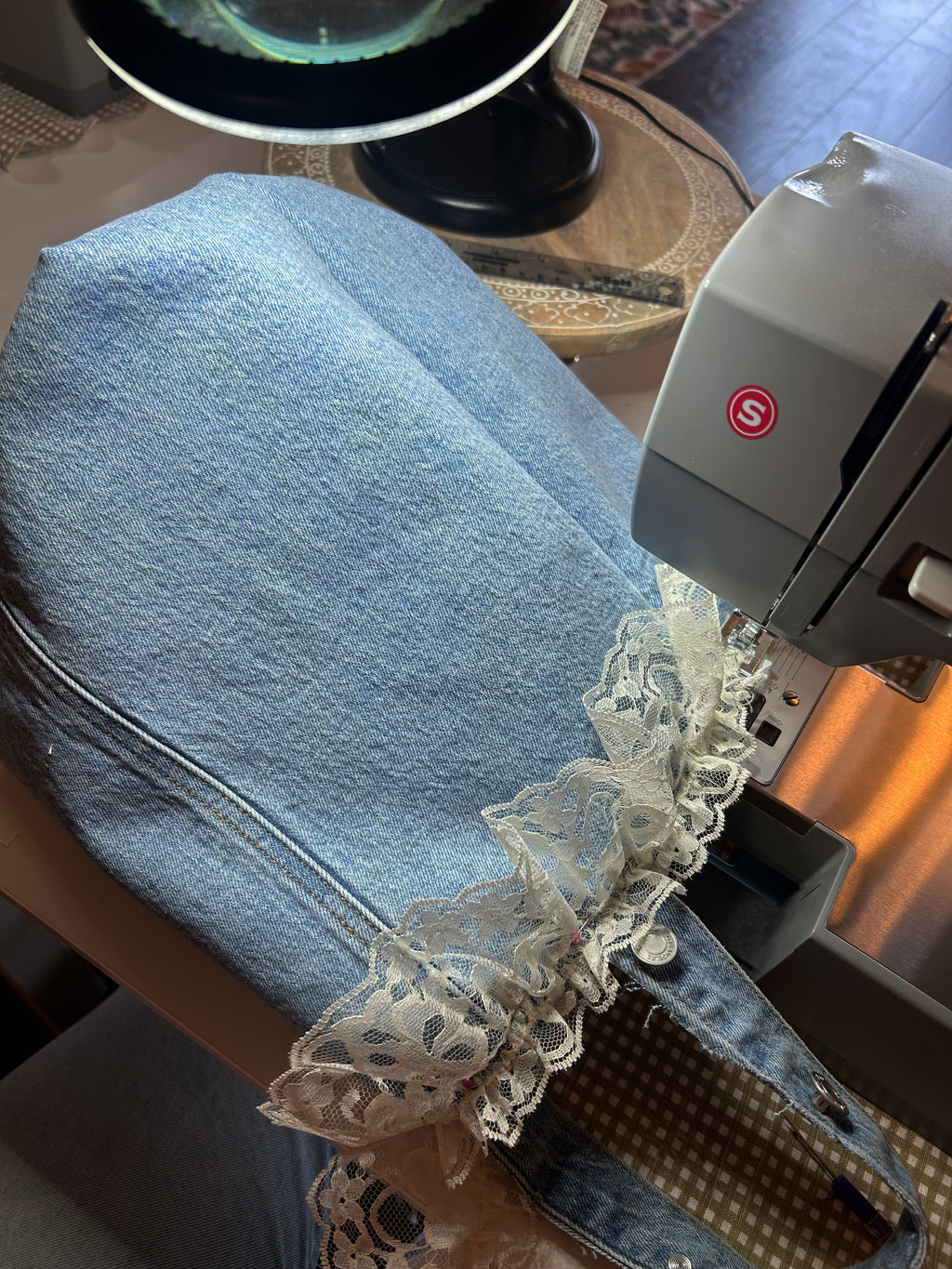 Denim Tote up-cycled