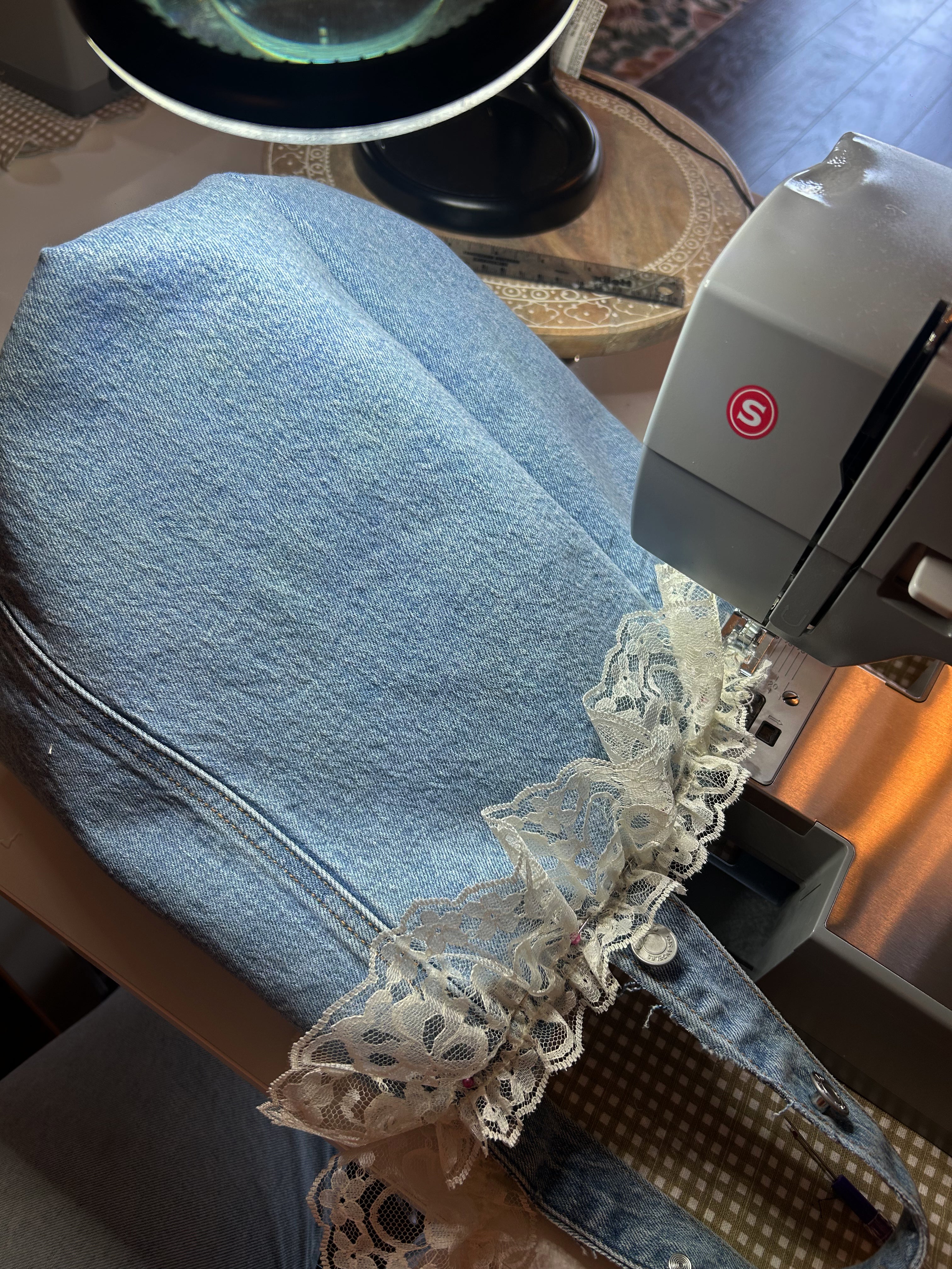 Denim Tote up-cycled