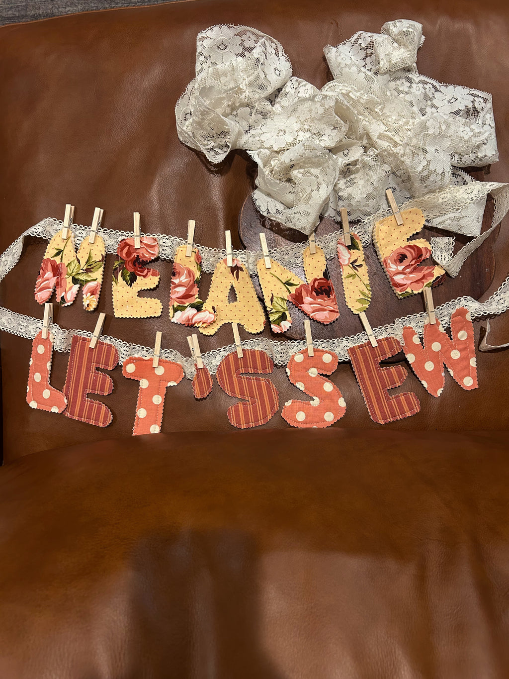 Name Banner Sewing class Beginner Friendly