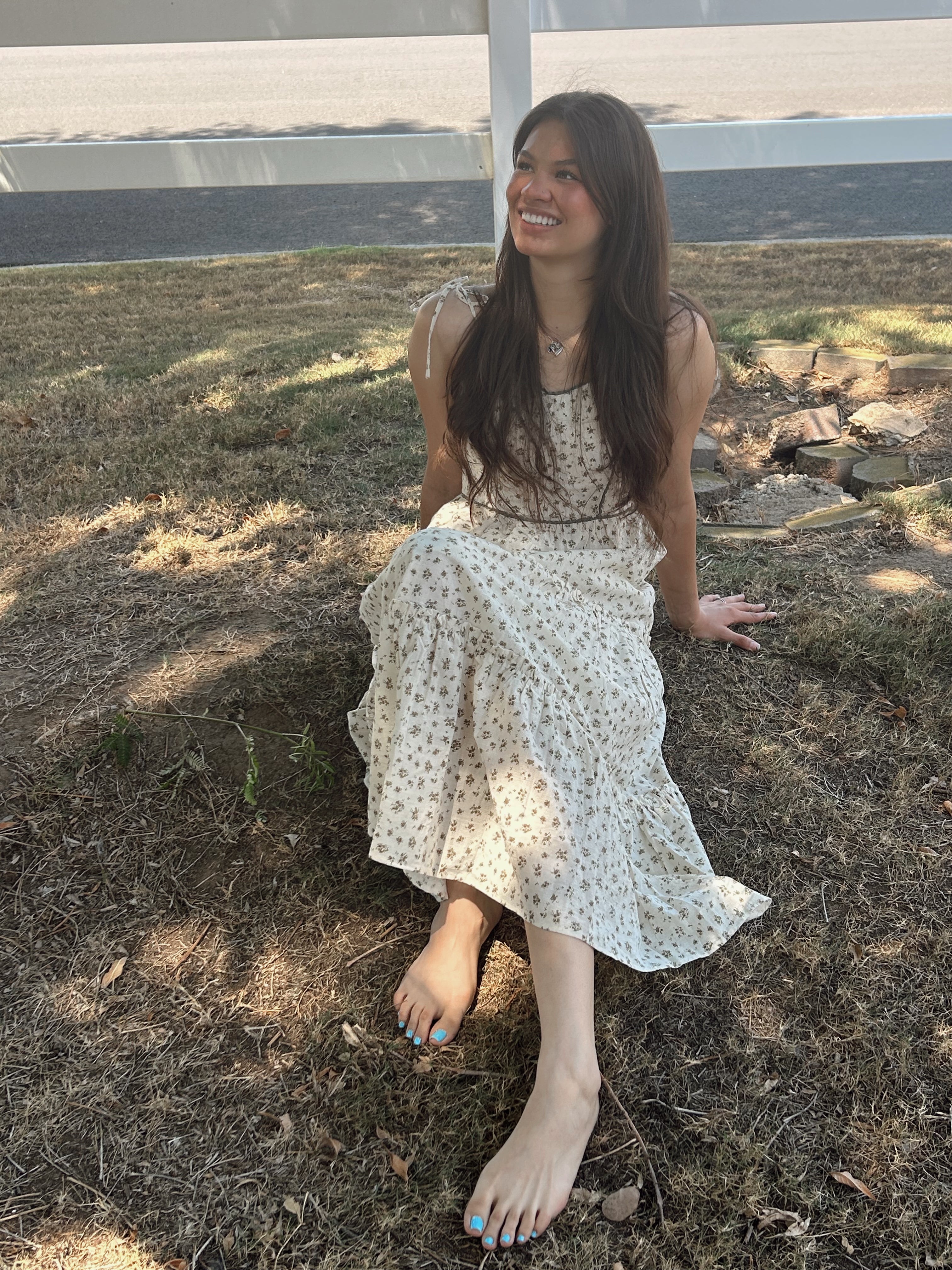 Charming floral dress