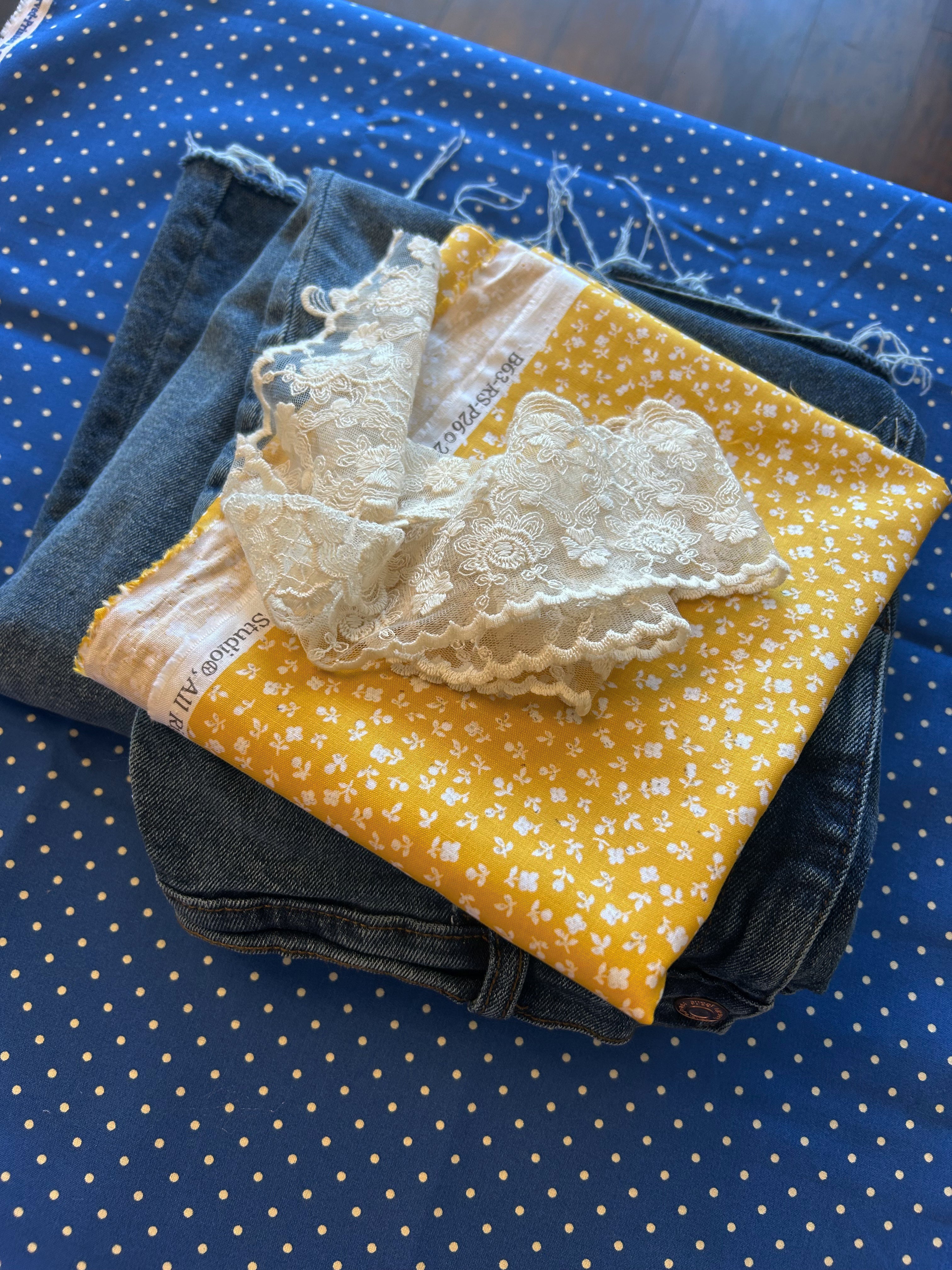 Denim Tote up-cycled