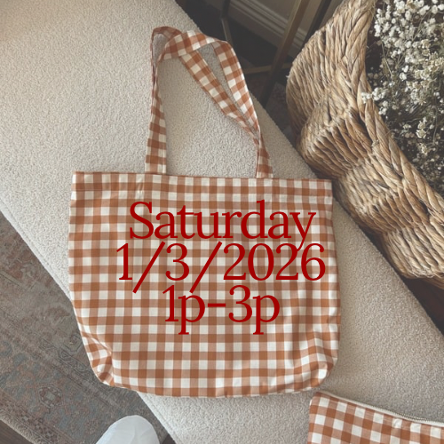 Sew a tote bag class Saturday January 3, 2026 1p-3p